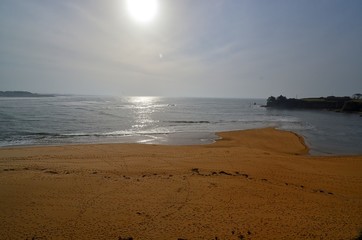 Fototapeta na wymiar plage de sable