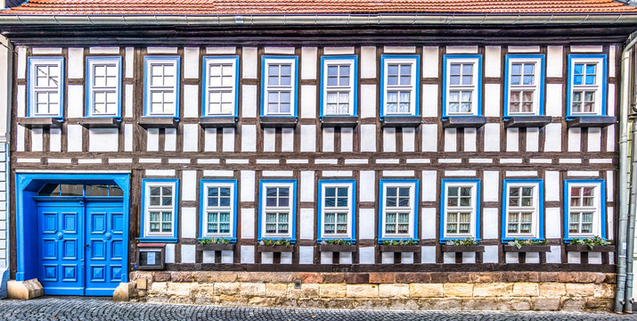 famous pfarrhaus in suhl - germany