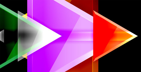 Triangle abstract background