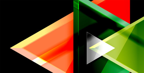 Triangle abstract background
