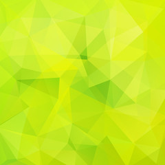 Obraz na płótnie Canvas Abstract polygonal vector background. Green geometric vector illustration. Creative design template.