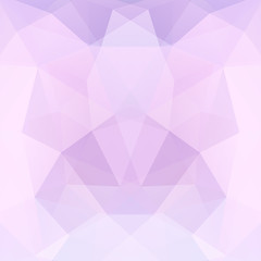 Background made of pastel pink, white triangles. Square composition with geometric shapes. Eps 10