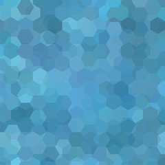 Geometric pattern, vector background with hexagons in blue, gray  tones. Illustration pattern