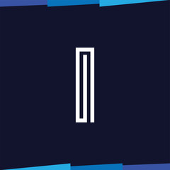 Letter Line logo vector template