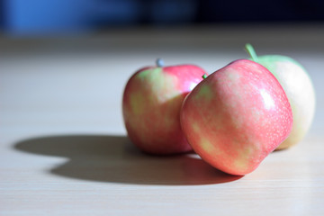 Fototapeta na wymiar Fresh red apples