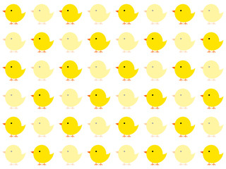 ひよこ柄の背景 © chapinasu