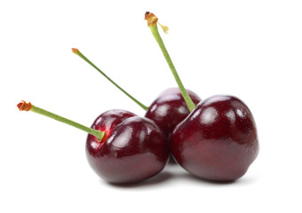 Cherry isolated on white background