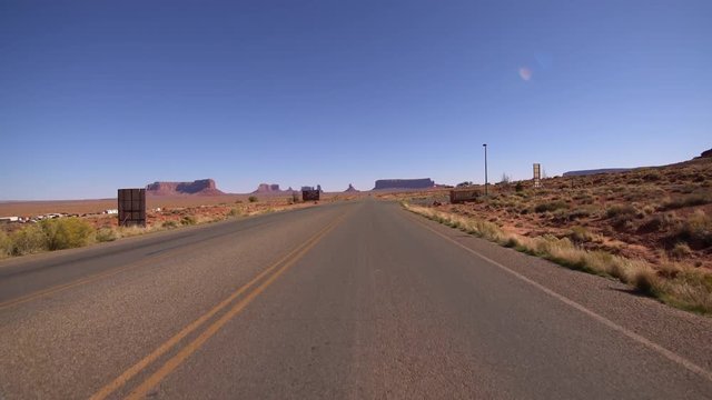 Monument Valley Driving Template Gouldings Lodge USA 06 Entrance 4K.mov File type