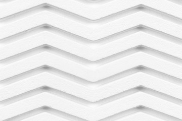 Abstract architecture white and gray wavy pattern with curved lines background. Background texture