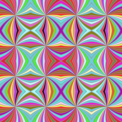 Colorful psychedelic seamless striped spiral vortex pattern background design