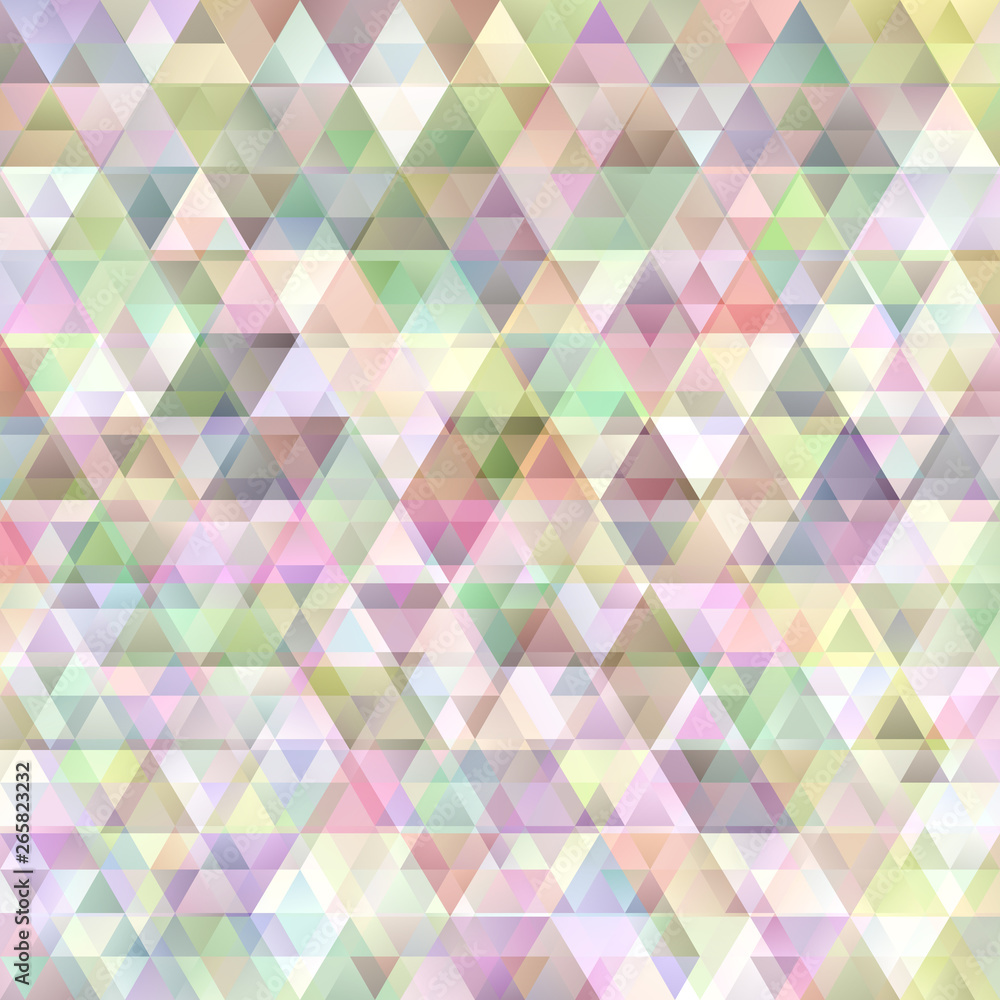 Poster retro geometrical gradient triangle pattern background design