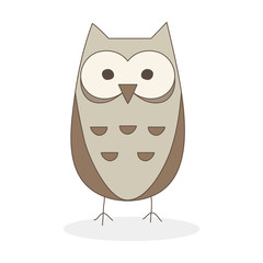 Illustration of a cute owl.