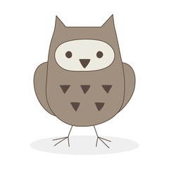 Illustration of a cute owl.