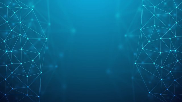 sfondo, rete, link, internet, connessioni, triangoli, web, video