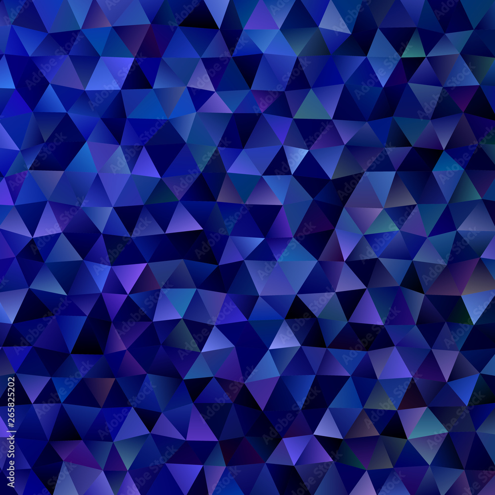 Poster geometric chaotic triangle pattern background