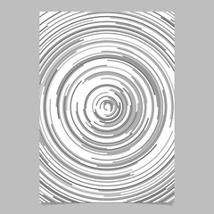 Grey vector ring stationery background from concentric rings