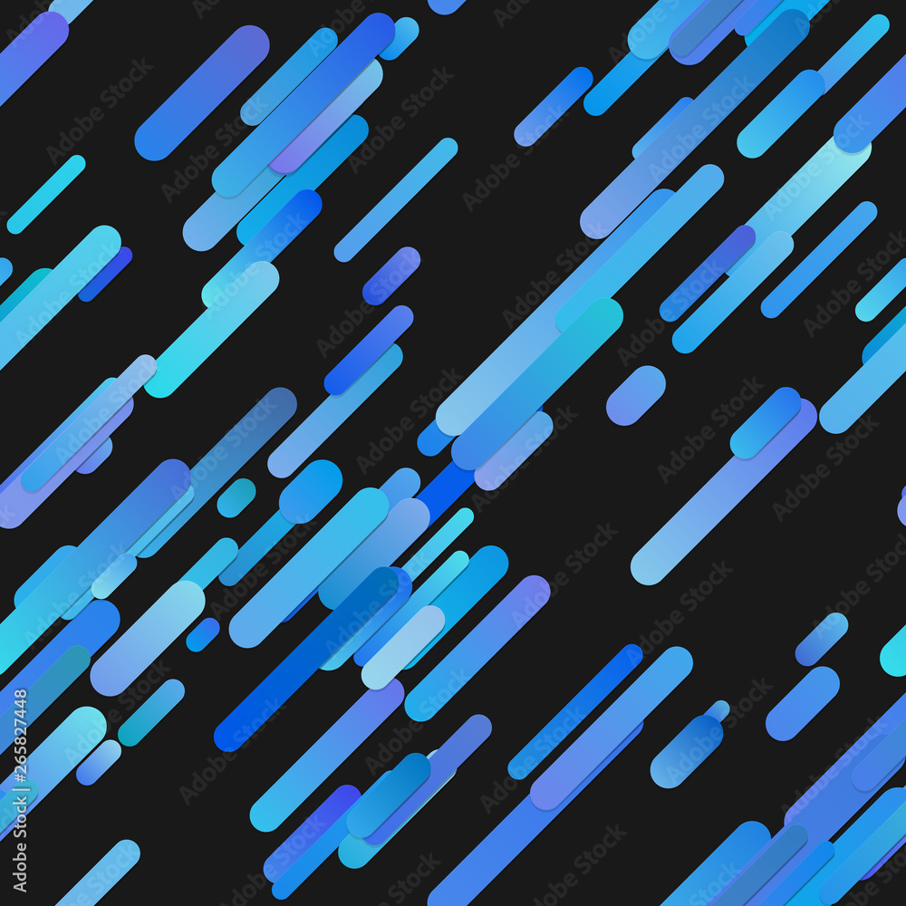 Poster seamless abstract modern gradient diagonal rounded stripe pattern background
