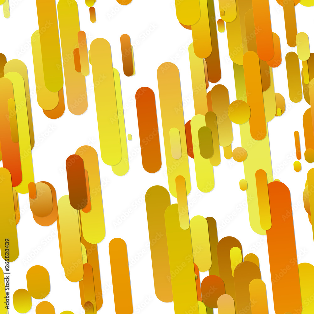 Poster colorful modern gradient background with seamless rounded stripe pattern