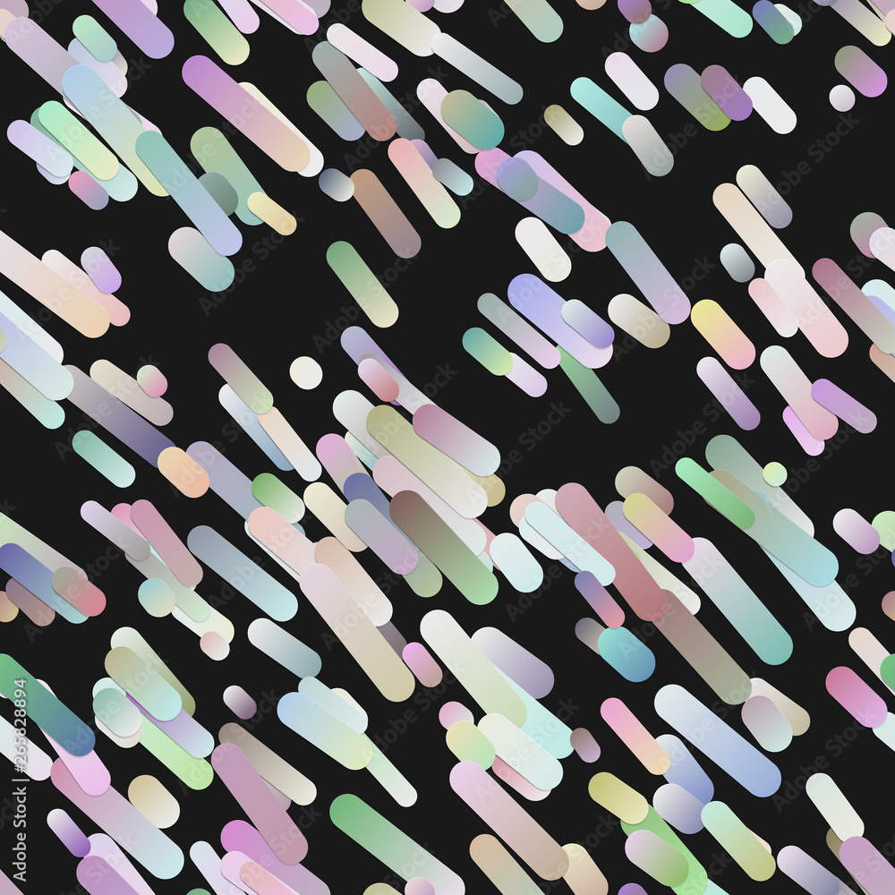 Poster colorful seamless modern gradient diagonal rounded stripe background pattern