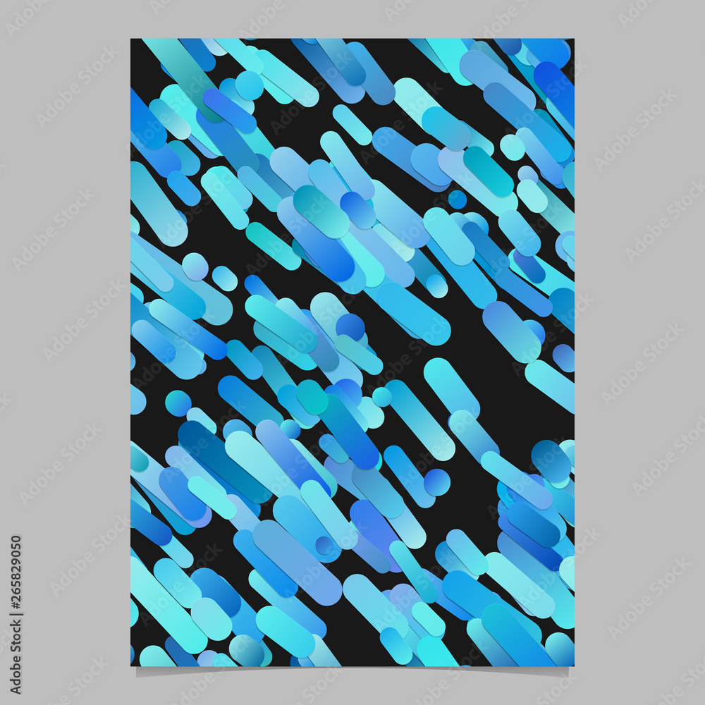 Poster trendy gradient diagonal stripe pattern page background template