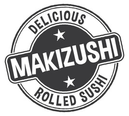 Fototapeta premium Makizushi Rubber Stamp