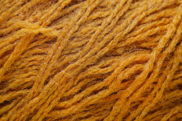 red wool ball background close up