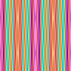 Obraz premium turquoise, coral and light pastel purple colored stripes. seamless digital full frame shot for wallpaper, fashion garment, wrapping paper or creative concept design
