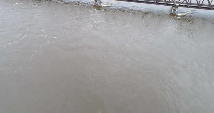 Drone footage on the 2019 Ottawa River flooded.