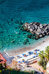 Sorrento private beach 