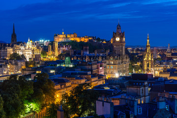 Fototapeta na wymiar Edinburgh sunset