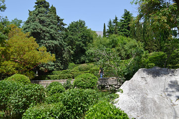 the Vorontsov Palace with the Park and sculptures