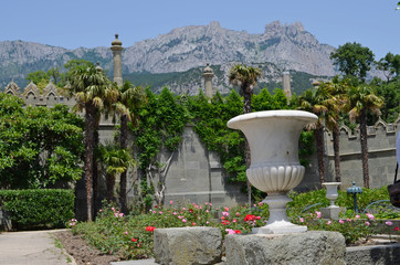 the Vorontsov Palace with the Park and sculptures