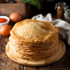 Traditional Russian pancakes