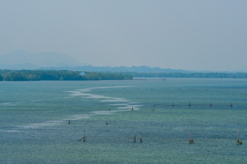 On the bridge over the river mouth.3