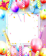 Happy birthday party template