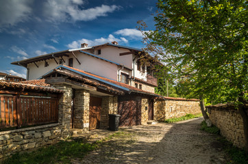 Arbanassi, Veliko Tarnovo, Bulgaria. Traditional bulgarian house in Arbanasi