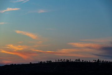 Euganei hills in Italy