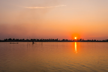 Naklejka premium Swamp in the countryside.23