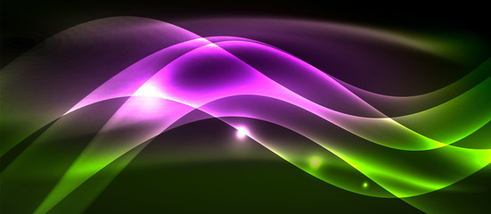 Neon light waves