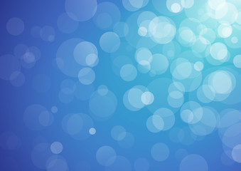 Bokeh Background blue