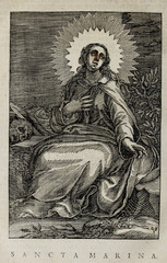 Christian illustration. Old image