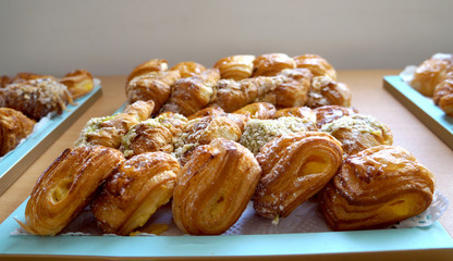 delicious appetizing pastries