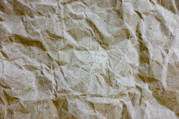 Brown letter paper  Wrinkled for background