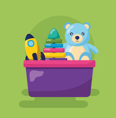 Naklejka premium kids toys design