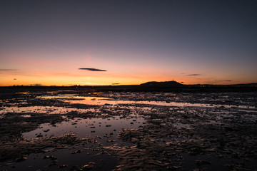 Fototapeta premium Scrabo Tower Newtownards Sunset
