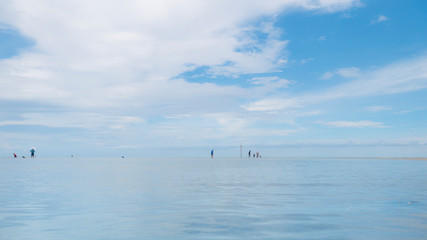 Obraz premium Beach and Blue Ocean Landscape