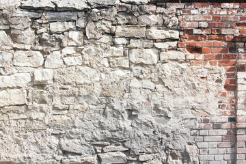 Fototapeta premium Background - Stacked Stone Wall.