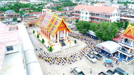 aerial view of the city