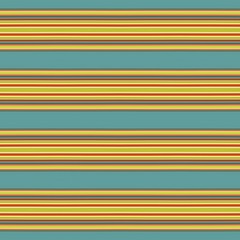 Obraz premium cadet blue, golden rod and sienna colored lines in a row. repeating horizontal pattern. for fashion garment, wrapping paper, wallpaper or online web design
