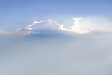 Fototapeta premium beauty cloud in blue sky